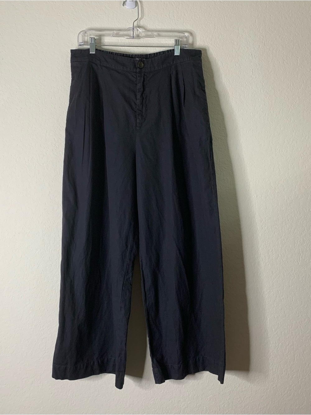 Faherty womens black Cotton Canvas Marin Trouser 16